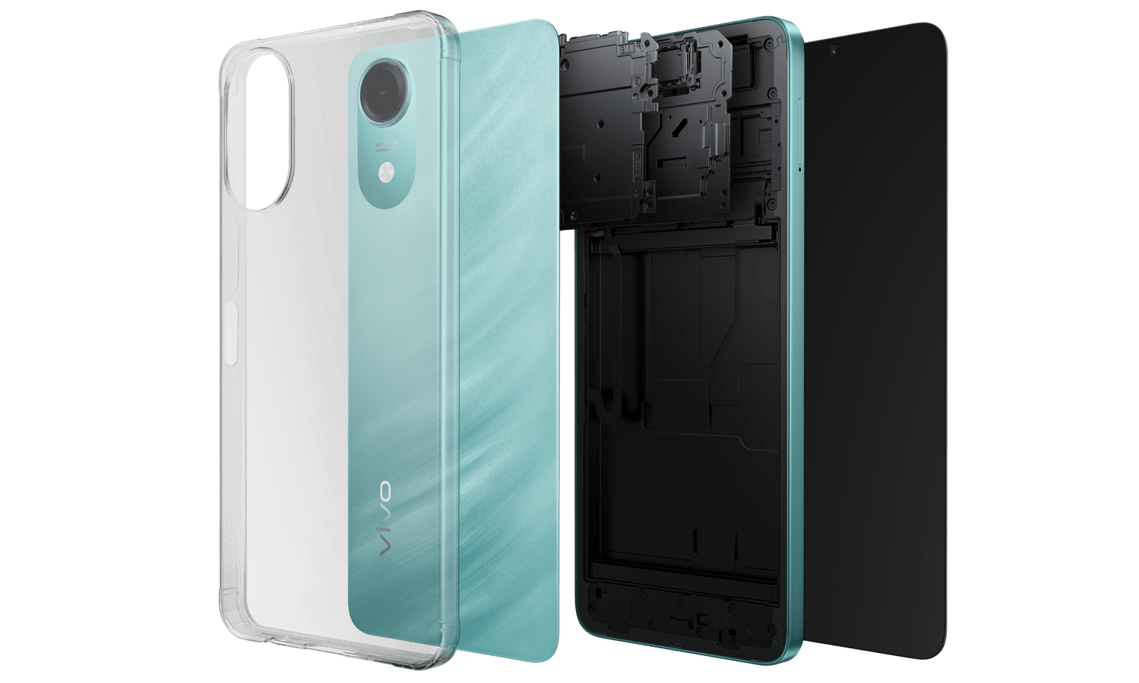 vivo T5e with comprehensive cushioning structure