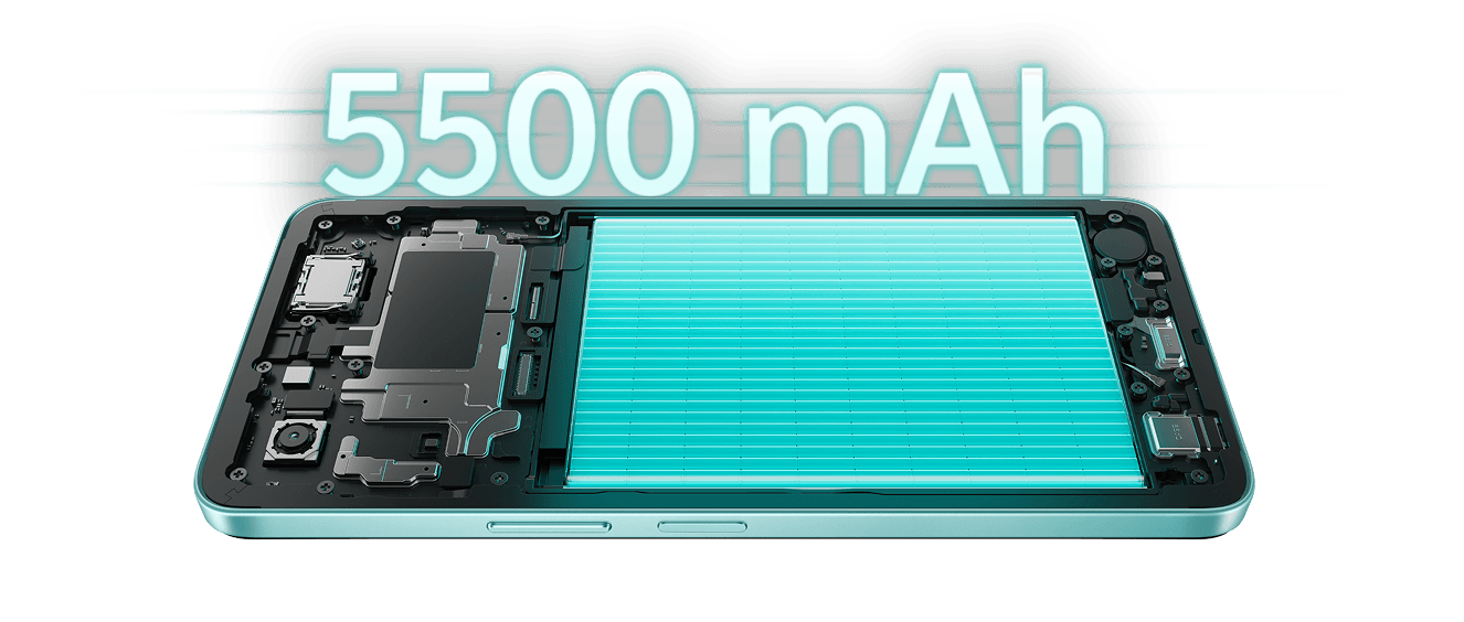 vivo T5e with 5500mAh battery